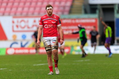240126 - Scarlets v Ulster - United Rugby Championship - Harvey Cuckson of Scarlets