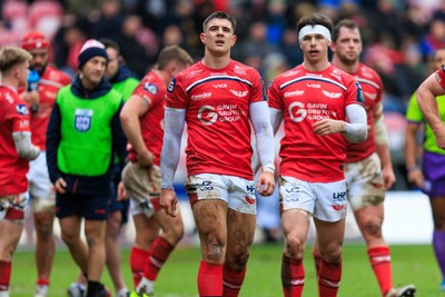 240126 - Scarlets v Ulster - United Rugby Championship - Joe Hawkins of Scarlets