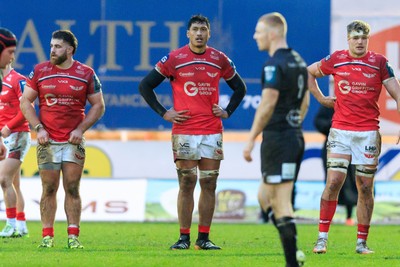 240126 - Scarlets v Ulster - United Rugby Championship - Sam Lousi of Scarlets