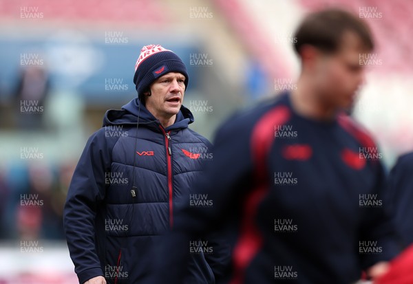240126 - Scarlets v Ulster - United Rugby Championship - Scarlets Head Coach Dwayne Peel 