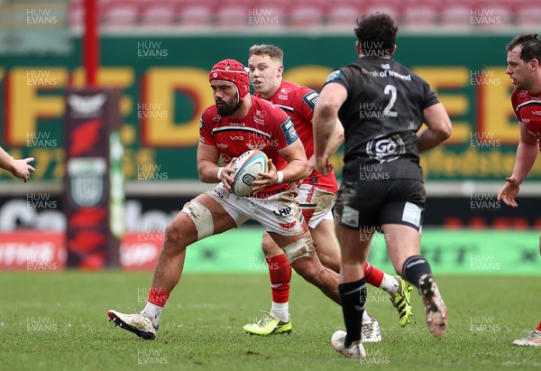 240126 - Scarlets v Ulster - United Rugby Championship - Josh Macleod of Scarlets 