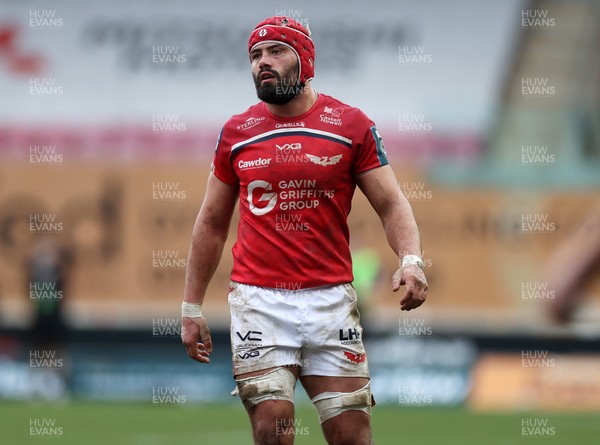 240126 - Scarlets v Ulster - United Rugby Championship - Josh Macleod of Scarlets 