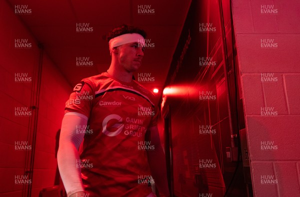 240126 - Scarlets v Ulster - United Rugby Championship - Tom Rogers of Scarlets 