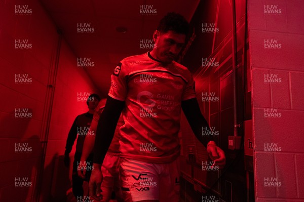 240126 - Scarlets v Ulster - United Rugby Championship - Sam Lousi of Scarlets 