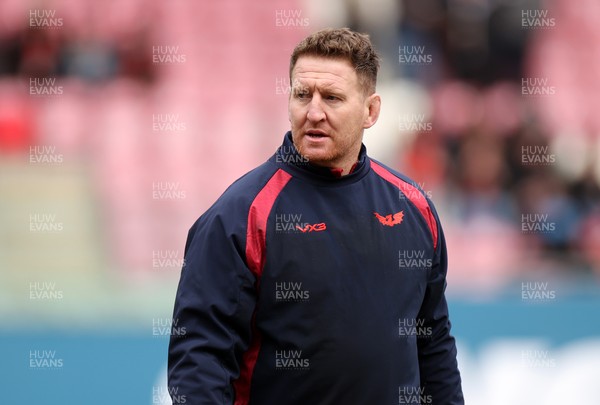 240126 - Scarlets v Ulster - United Rugby Championship - Scarlets Coach Bradley Davies