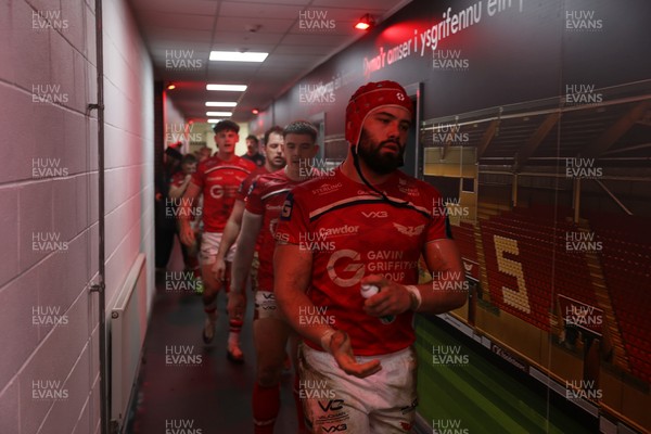 240126 - Scarlets v Ulster - United Rugby Championship - Josh Macleod of Scarlets 