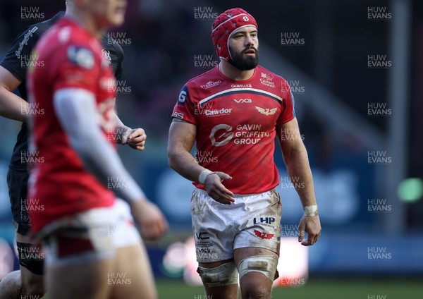 240126 - Scarlets v Ulster - United Rugby Championship - Josh Macleod of Scarlets 
