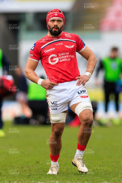 240126 - Scarlets v Ulster - United Rugby Championship - Josh Macleod of Scarlets