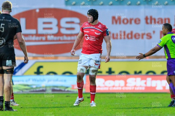 240126 - Scarlets v Ulster - United Rugby Championship - Jac Price of Scarlets
