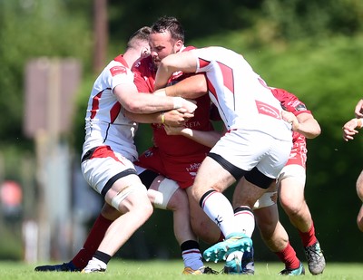 240819 - Scarlets A v Ulster A - Celtic Cup - Alex Jeffries of Scarlets A