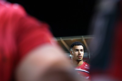 250426 - Scarlets v Vodacom Bulls - United Rugby Championship - Callum Woolley of Scarlets 