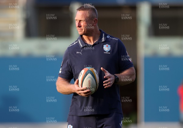 250426 - Scarlets v Vodacom Bulls - United Rugby Championship - Vodacom Bulls Head Coach Johan Ackermann 