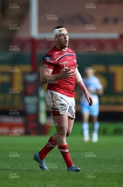 250426 - Scarlets v Vodacom Bulls - United Rugby Championship - Ryan Elias of Scarlets 