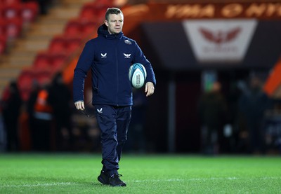 270123 - Scarlets v Vodacom Bulls - United Rugby Championship - Scarlets Head Coach Dwayne Peel 