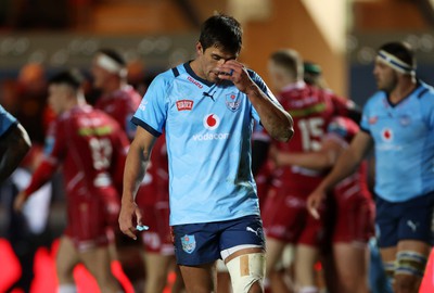 270123 - Scarlets v Vodacom Bulls - United Rugby Championship - Dejected Harold Vorster of Bulls