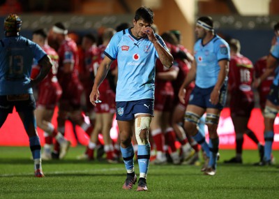 270123 - Scarlets v Vodacom Bulls - United Rugby Championship - Dejected Harold Vorster of Bulls 