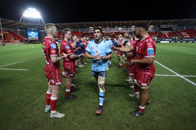 270123 - Scarlets v Vodacom Bulls - United Rugby Championship - Dejected Harold Vorster of Bulls