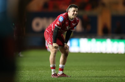 270123 - Scarlets v Vodacom Bulls - United Rugby Championship - Steff Evans of Scarlets 