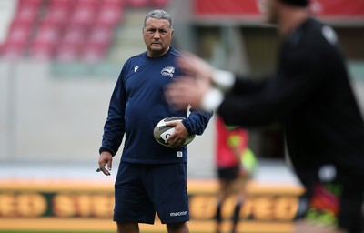 121019 - Scarlets v Zebre Rugby - Guinness PRO14 - Zebre Head Coach Michael Bradley