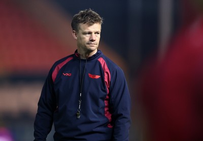 200326 - Scarlets v Zebre Parma - United Rugby Championship - Scarlets Head Coach Dwayne Peel 