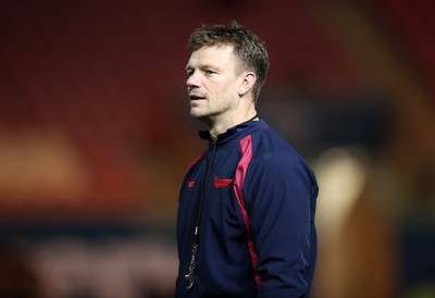 200326 - Scarlets v Zebre Parma - United Rugby Championship - Scarlets Head Coach Dwayne Peel 