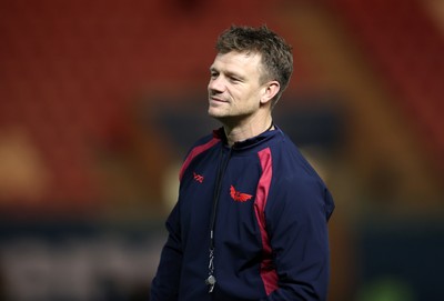 200326 - Scarlets v Zebre Parma - United Rugby Championship - Scarlets Head Coach Dwayne Peel 