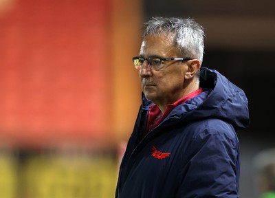 200326 - Scarlets v Zebre Parma - United Rugby Championship - Scarlets Director of Rugby Nigel Davies