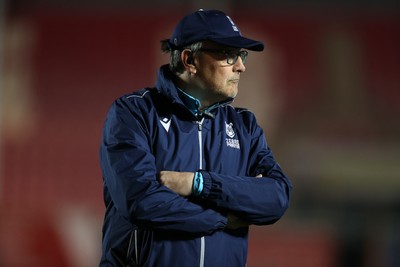 200326 - Scarlets v Zebre Parma - United Rugby Championship - Zebre Head Coach Massimo Brunello 