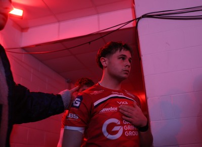 200326 - Scarlets v Zebre Parma - United Rugby Championship - Carwyn Leggatt-Jones of Scarlets 