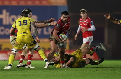 200326 - Scarlets v Zebre Parma - United Rugby Championship - Kemsley Mathias of Scarlets 
