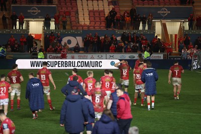 200326 - Scarlets v Zebre Parma - United Rugby Championship - Scarlets thank the fans