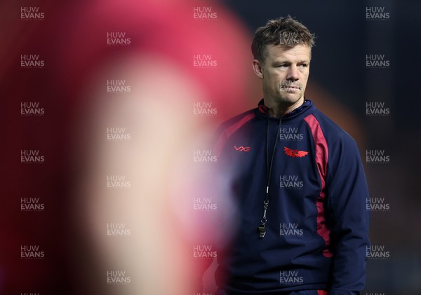 200326 - Scarlets v Zebre Parma - United Rugby Championship - Scarlets Head Coach Dwayne Peel 