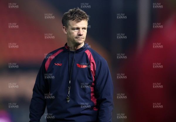 200326 - Scarlets v Zebre Parma - United Rugby Championship - Scarlets Head Coach Dwayne Peel 