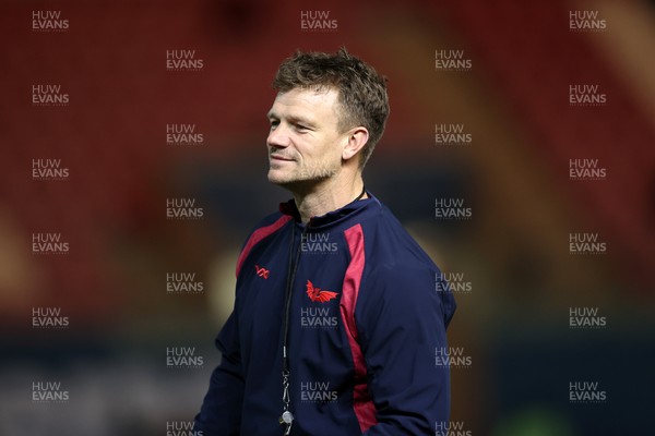 200326 - Scarlets v Zebre Parma - United Rugby Championship - Scarlets Head Coach Dwayne Peel 