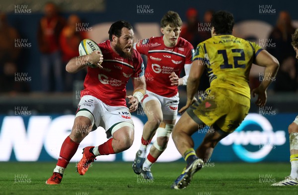 200326 - Scarlets v Zebre Parma - United Rugby Championship - Marnus van der Merwe of Scarlets 