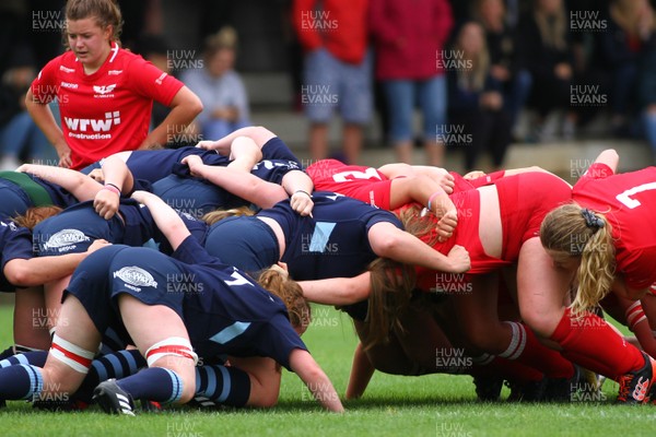 100819 - Scarlets v Cardiff Blues - Women's Regional Programme - Round 1 -  