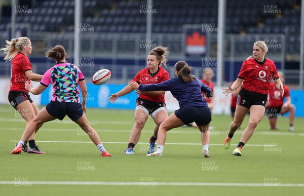 200923 - Scotland Women and Wales Women Combined Training Session - Lleucu George during a combined training session with Scotland in Edinburgh