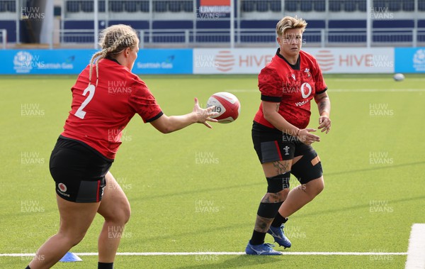 200923 - Scotland Women and Wales Women Combined Training Session - Donna Rose during a combined training session against Scotland in Edinburgh