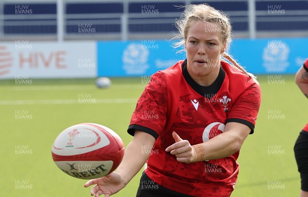 200923 - Scotland Women and Wales Women Combined Training Session - Kelsey Jones during a combined training session against Scotland in Edinburgh