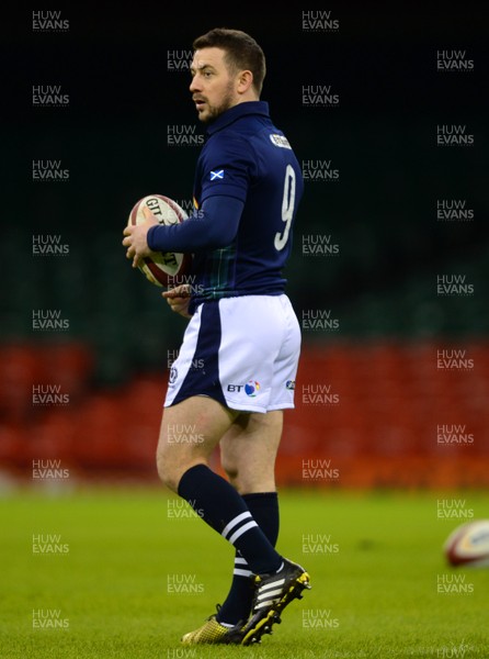 120216 - Scotland Rugby Training -Greig Laidlaw during training