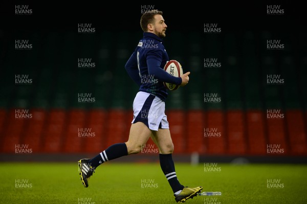 120216 - Scotland Rugby Training -Greig Laidlaw during training