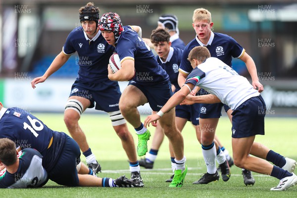 110823 - Scotland v Italy - U18 Festival of Rugby - Scotland attack 