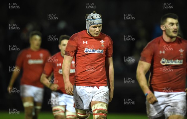 080319 - Scotland Under 20 v Wales Under 20 - U20s 6 Nations Championship - Ed Scragg of Wales looks dejected