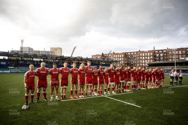 130721 - Scotland U20s v Wales U20s - U20s 6 Nations Championship - Wales sing the anthem