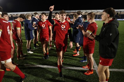 070325 - Scotland U20s v Wales U20s - U20s 6 Nations Championship - Steff Emanuel of Wales at full time