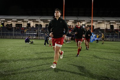 070325 - Scotland U20s v Wales U20s - U20s 6 Nations Championship - Sam Scott of Wales 