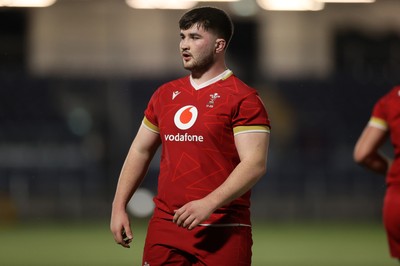 070325 - Scotland U20s v Wales U20s - U20s 6 Nations Championship - Harry Thomas of Wales 