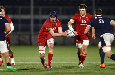 070325 - Scotland U20s v Wales U20s - U20s 6 Nations Championship - Tom Cottle of Wales 