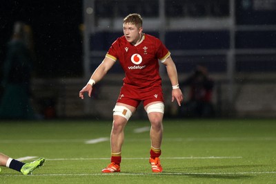 070325 - Scotland U20s v Wales U20s - U20s 6 Nations Championship - Harry Beddall of Wales 