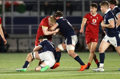 070325 - Scotland U20s v Wales U20s - U20s 6 Nations Championship - Owain James of Wales 